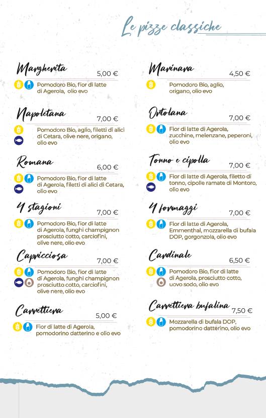 Menu di Erreclub di Antonio Ragno 