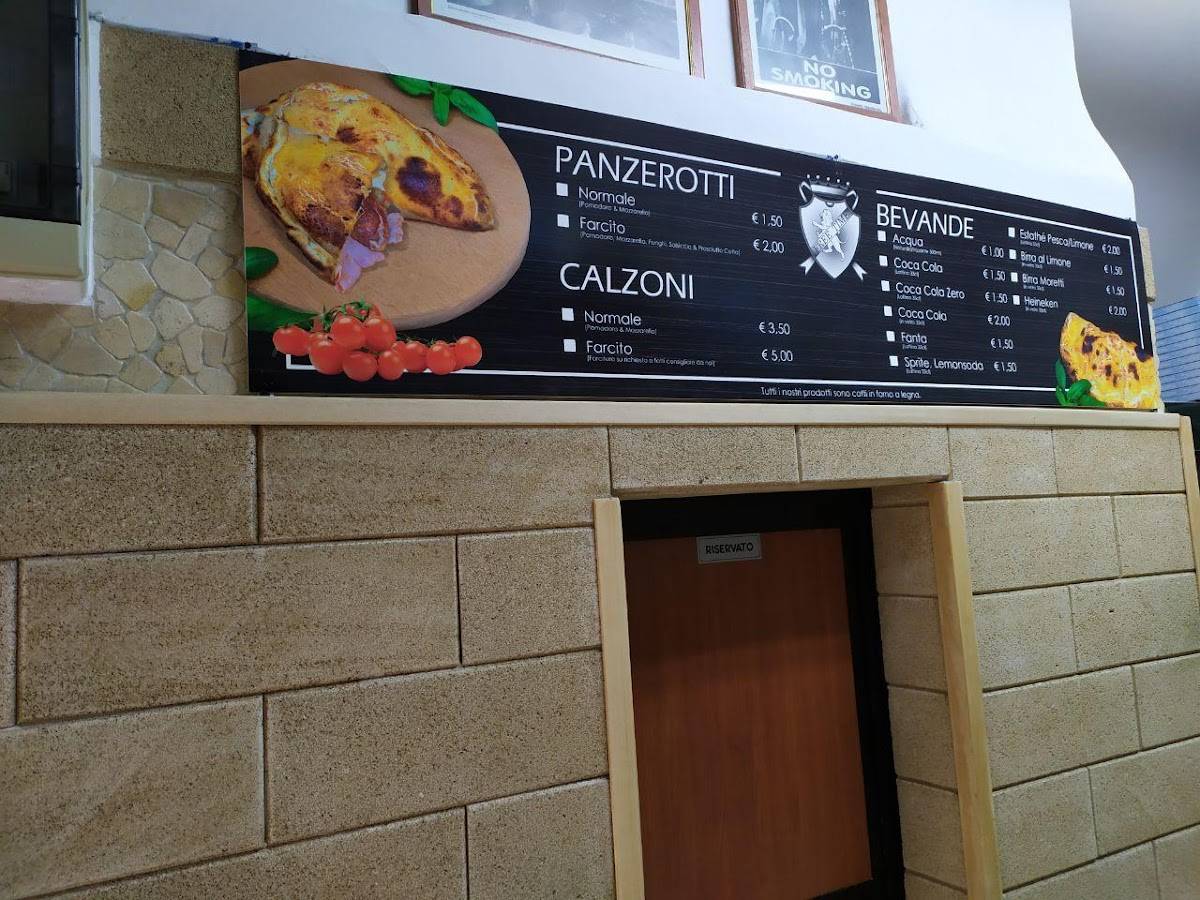 Menu di Pizzeria Free Time - Pizze da Asporto e Panzerotti al Forno 