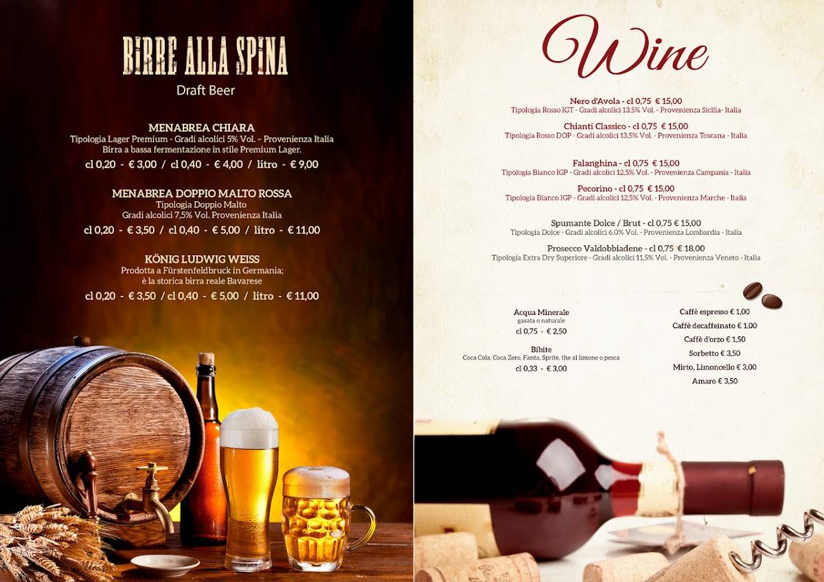 Menu di Glass Music Restaurant 