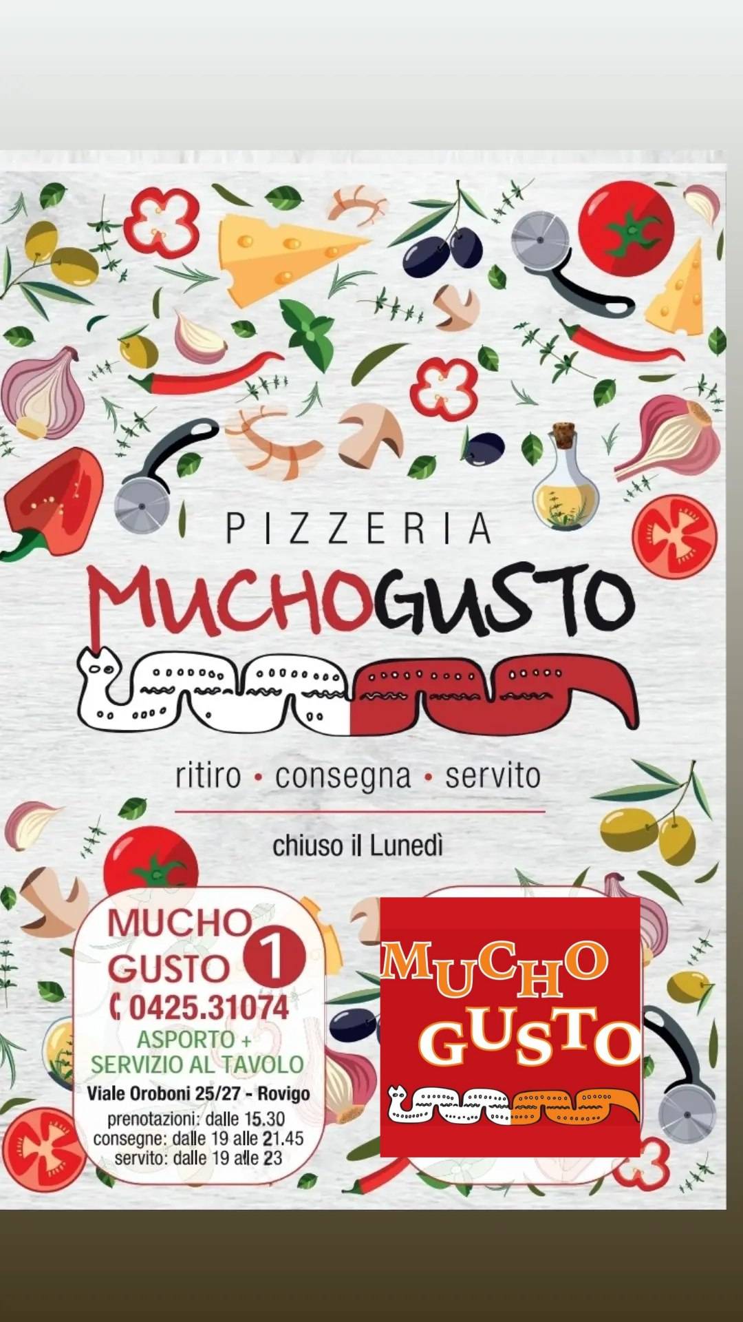 Menu di Pizzeria Mucho Gusto 