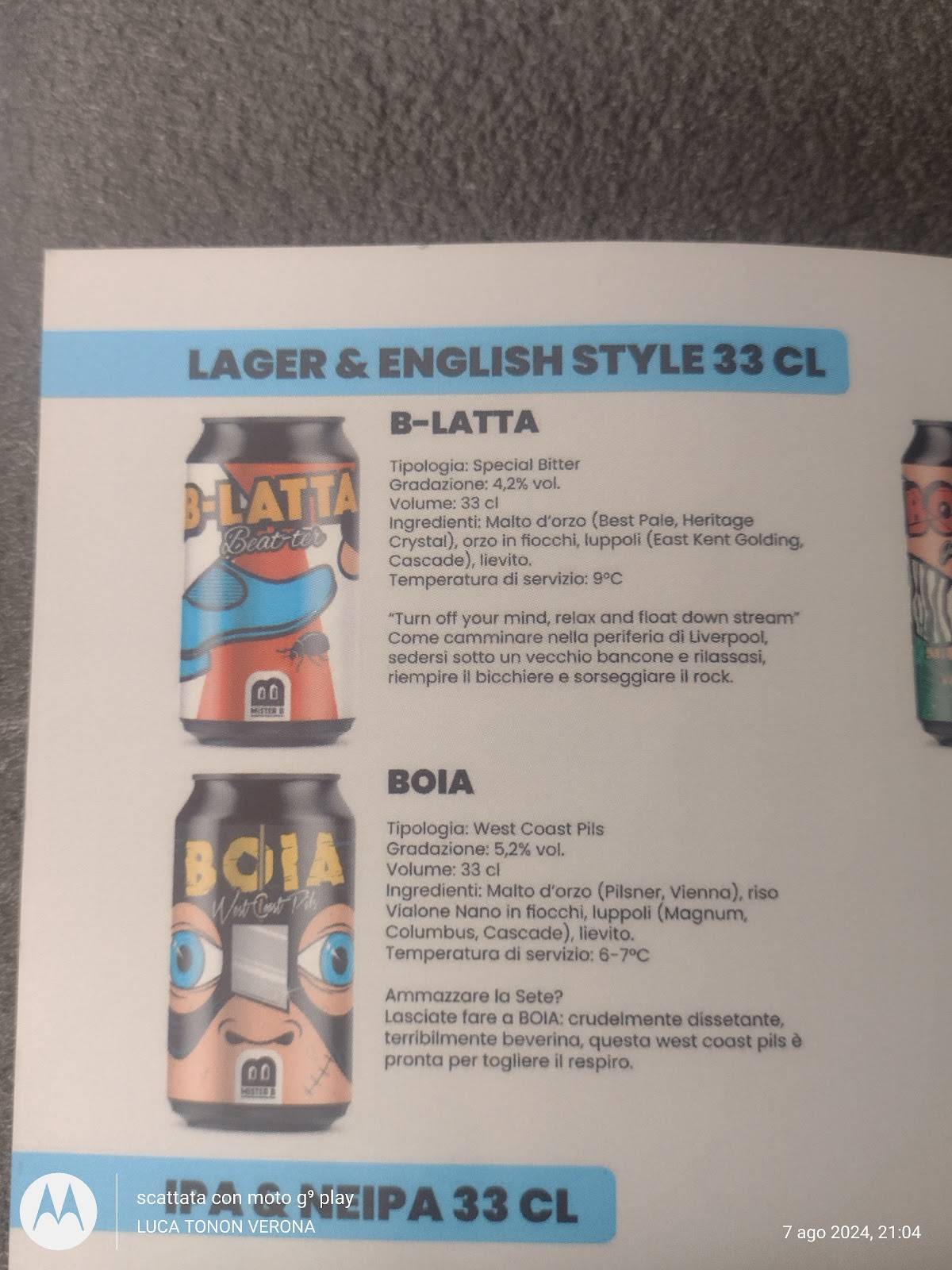 Menu di Pizzeria Semplice di Luca Gianlorenzi 