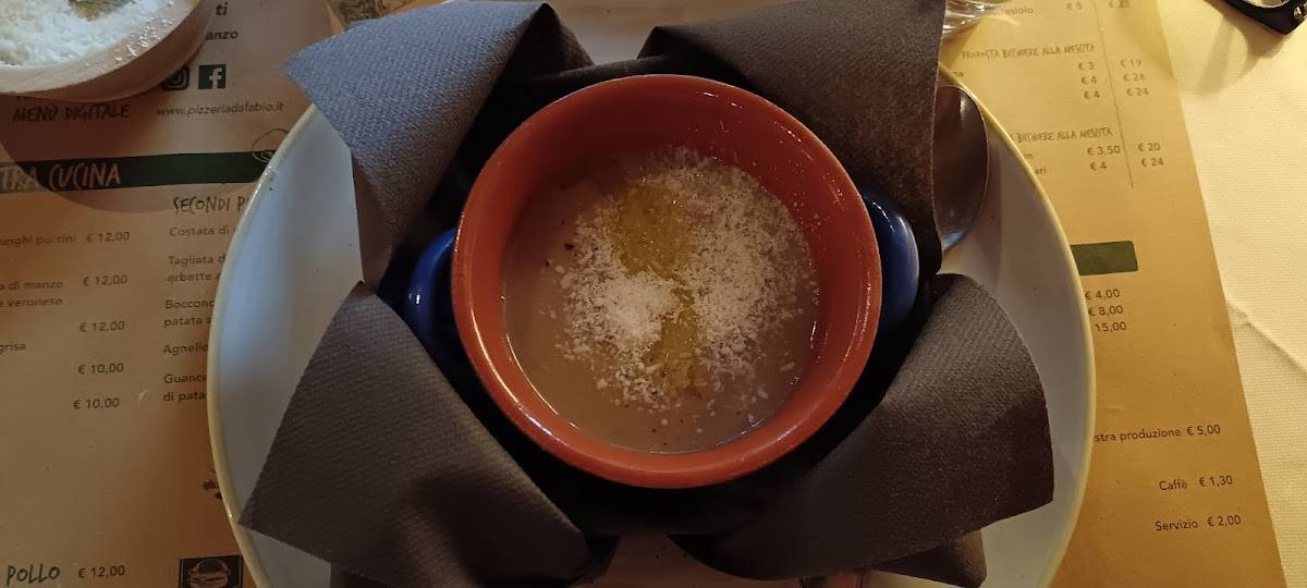 Menu di Ristorante Pizzeria Da Fabio 