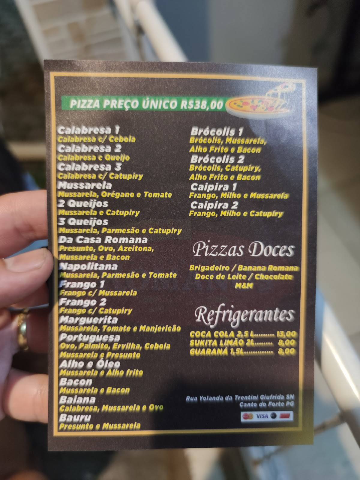 Romanos Delivery Esfiharia e pizza cardápio