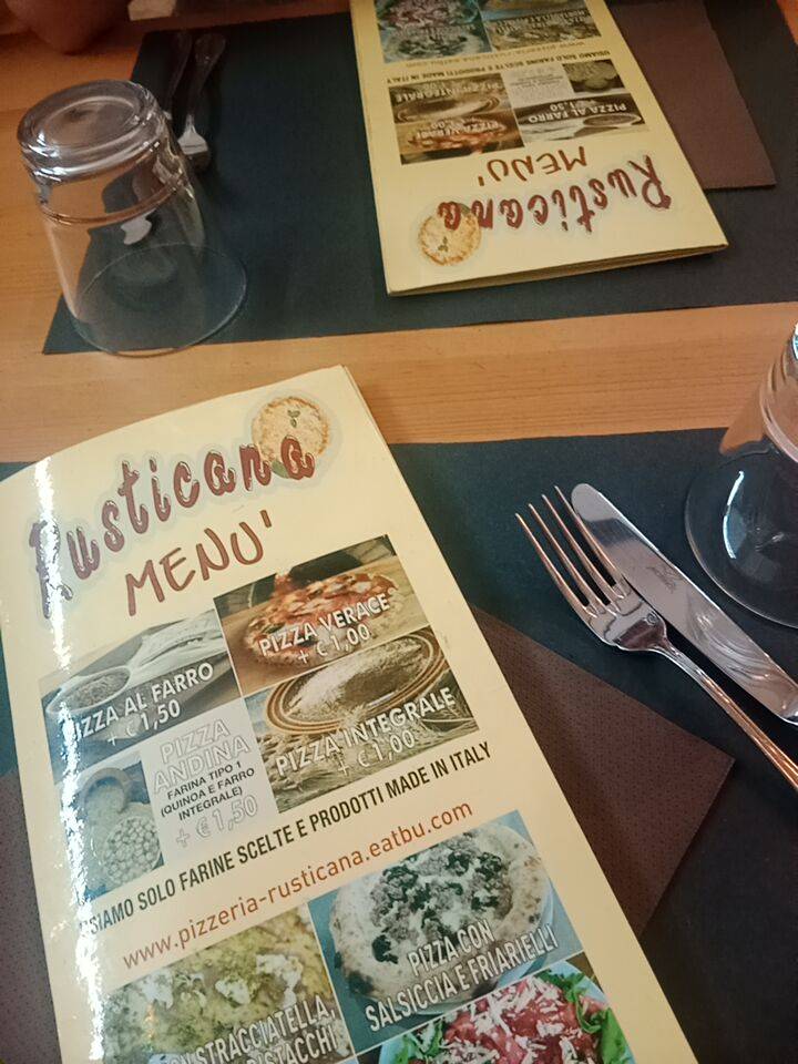Menu di Pizzeria Rusticana 