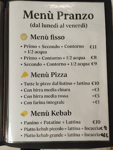 Menu di Ristorante dell' amore 