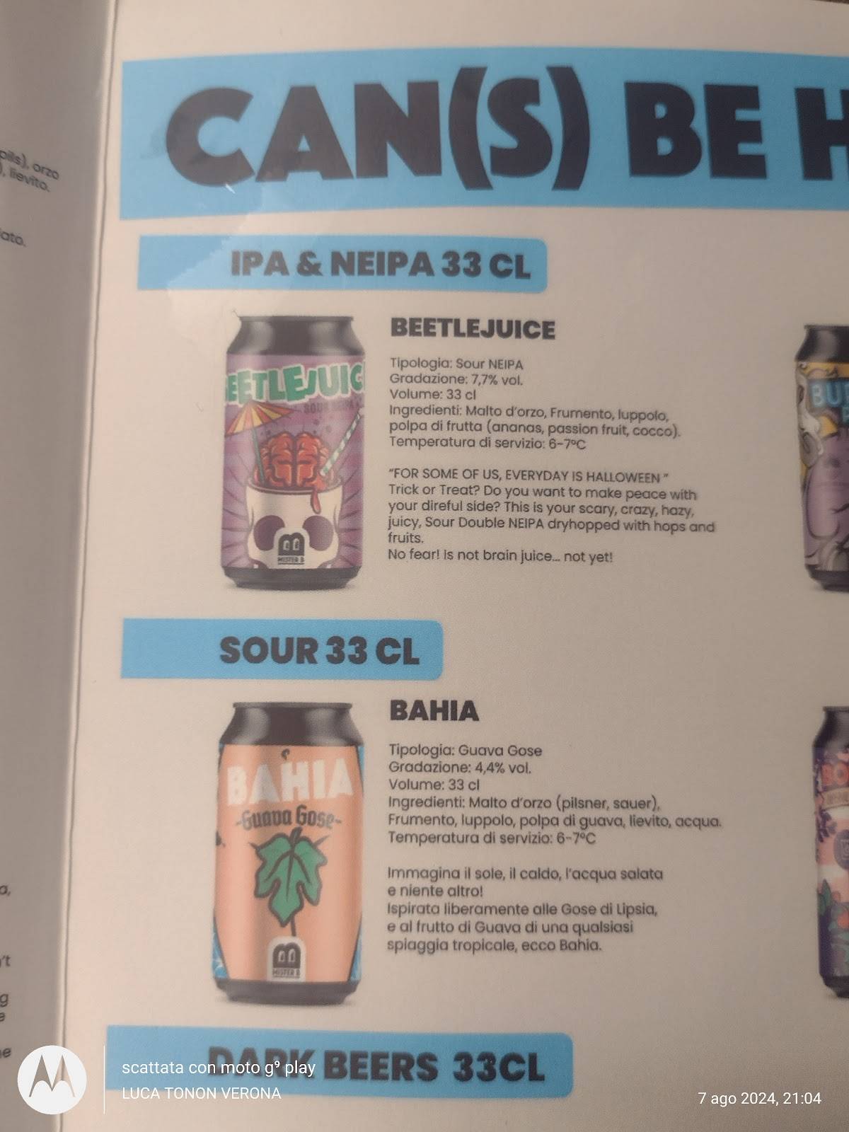 Menu di Pizzeria Semplice di Luca Gianlorenzi 