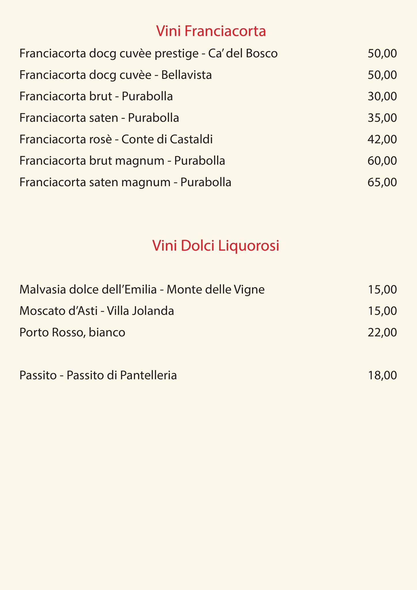 Menu di Tramonti 2 