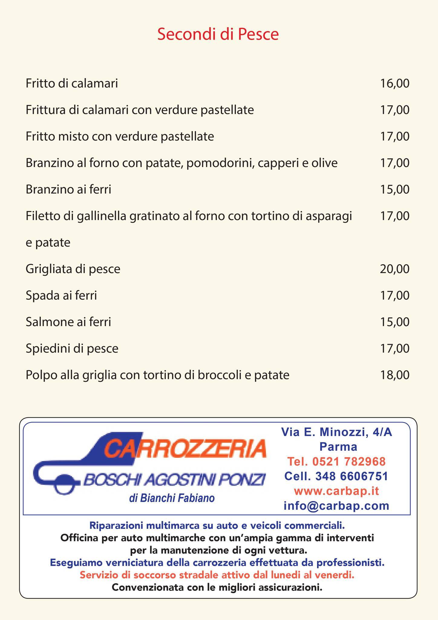 Menu di Tramonti 2 