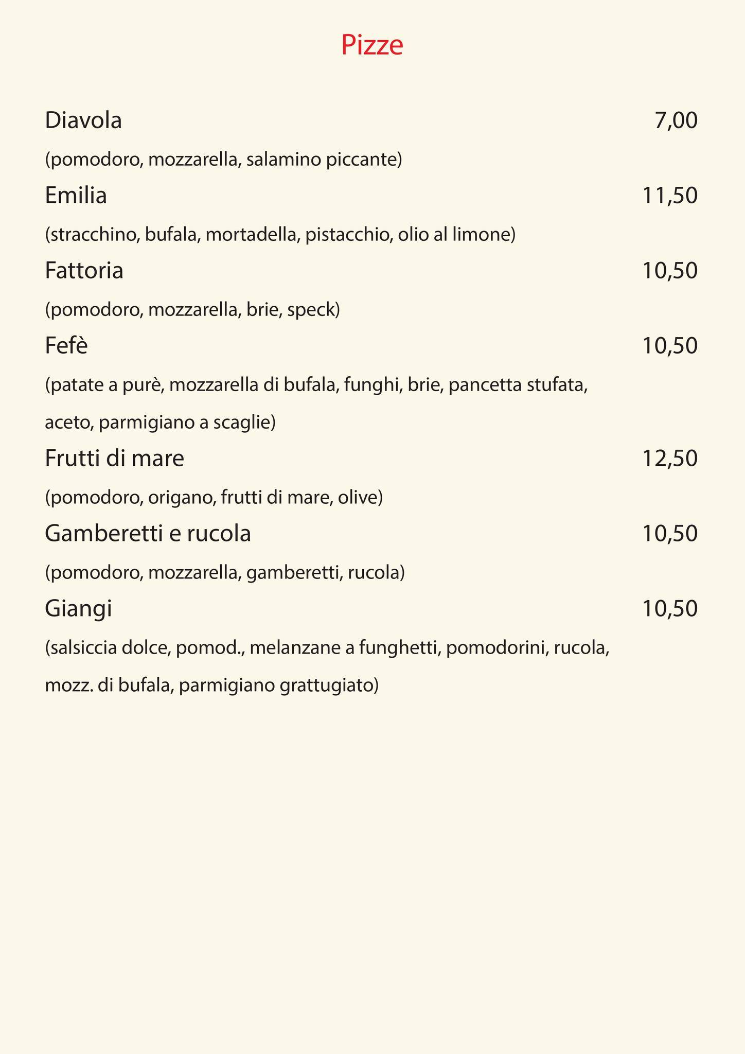 Menu di Tramonti 2 