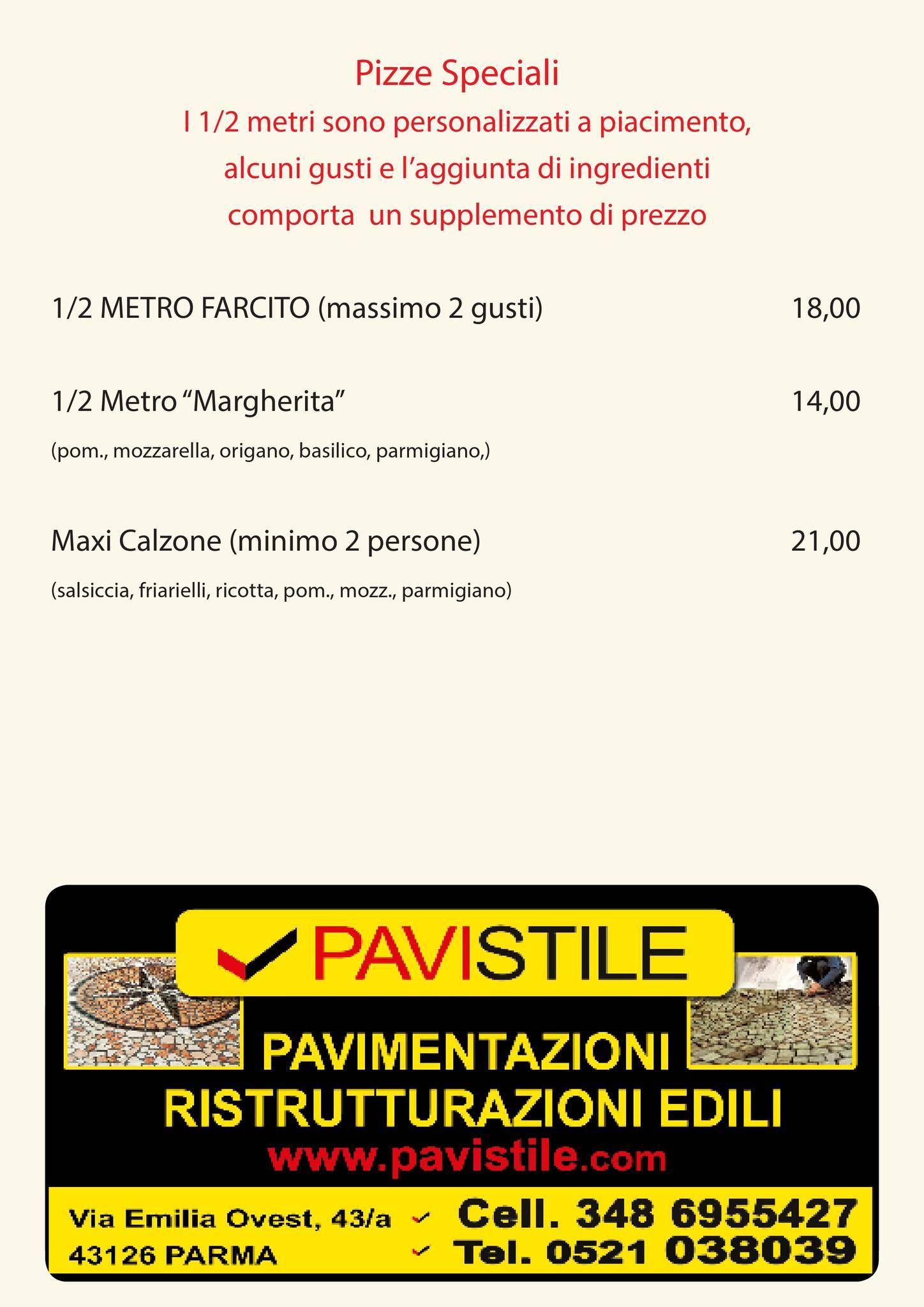 Menu di Tramonti 2 