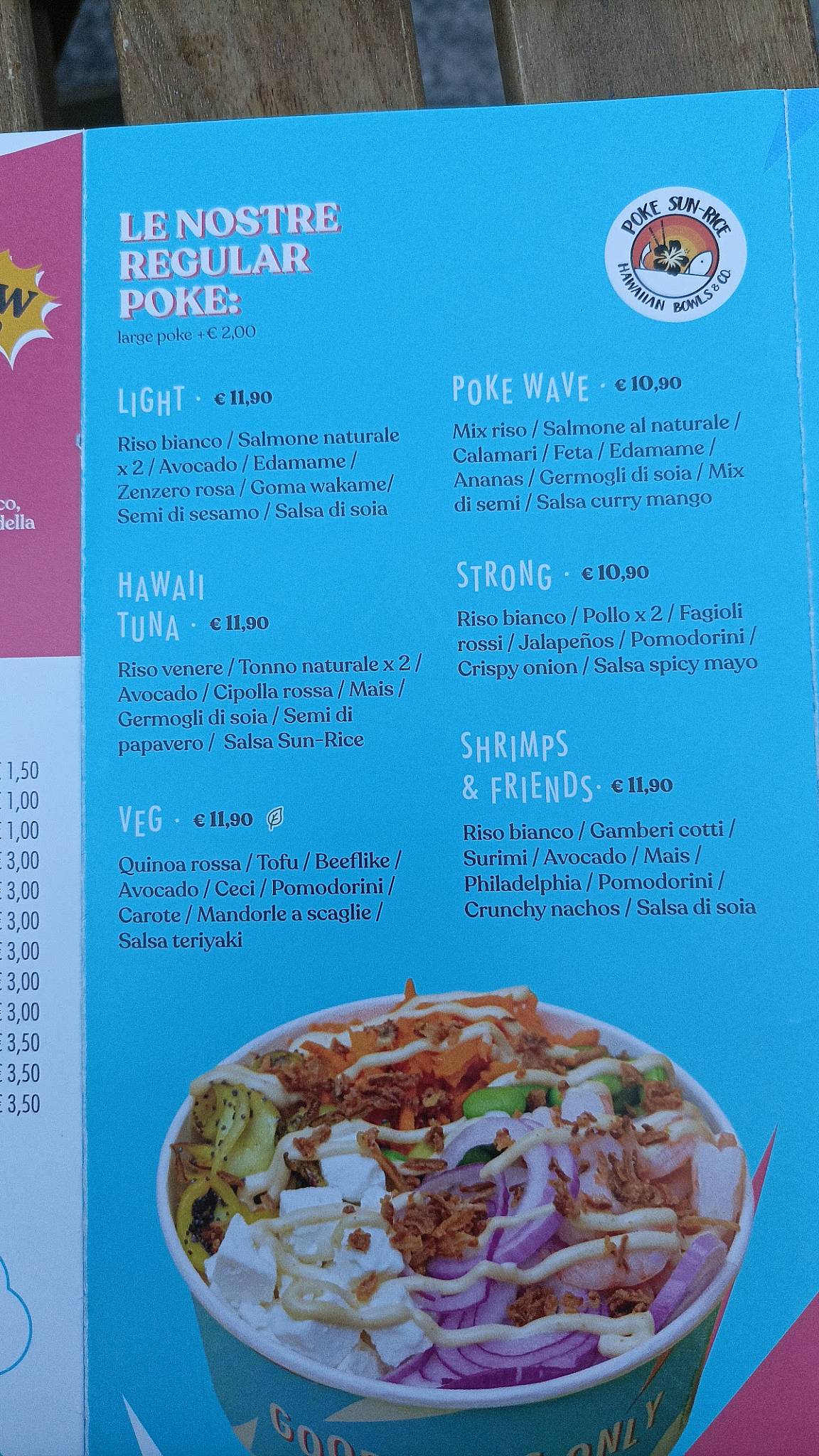 Menu di Poke Sun-Rice 