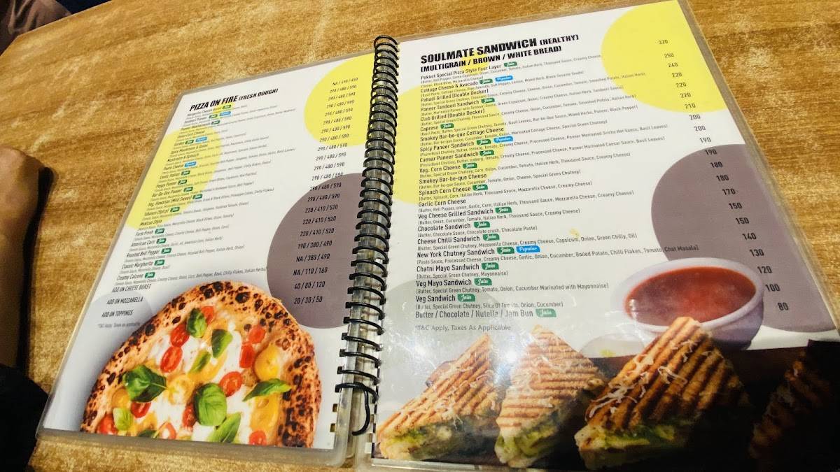 Pokket Cafe-Atria menu