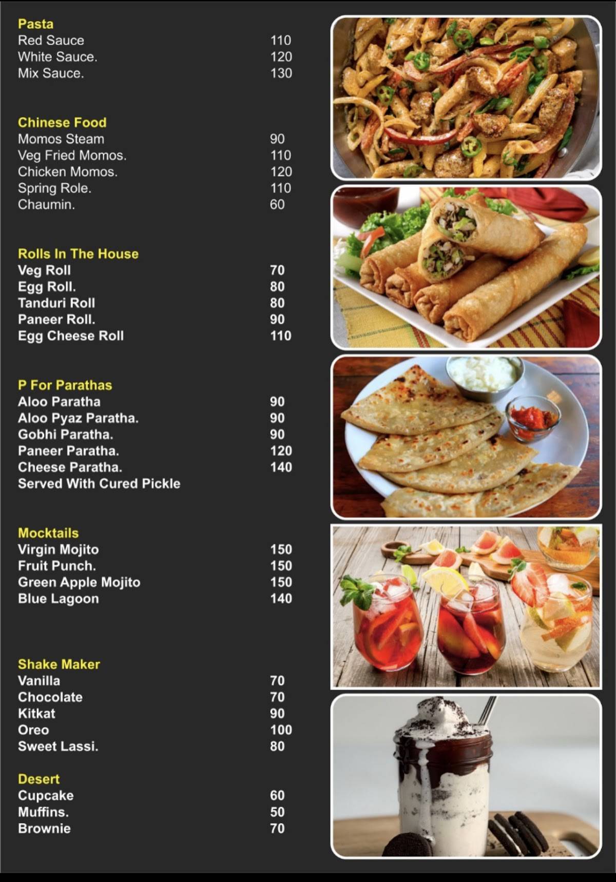 Polo Cafe menu