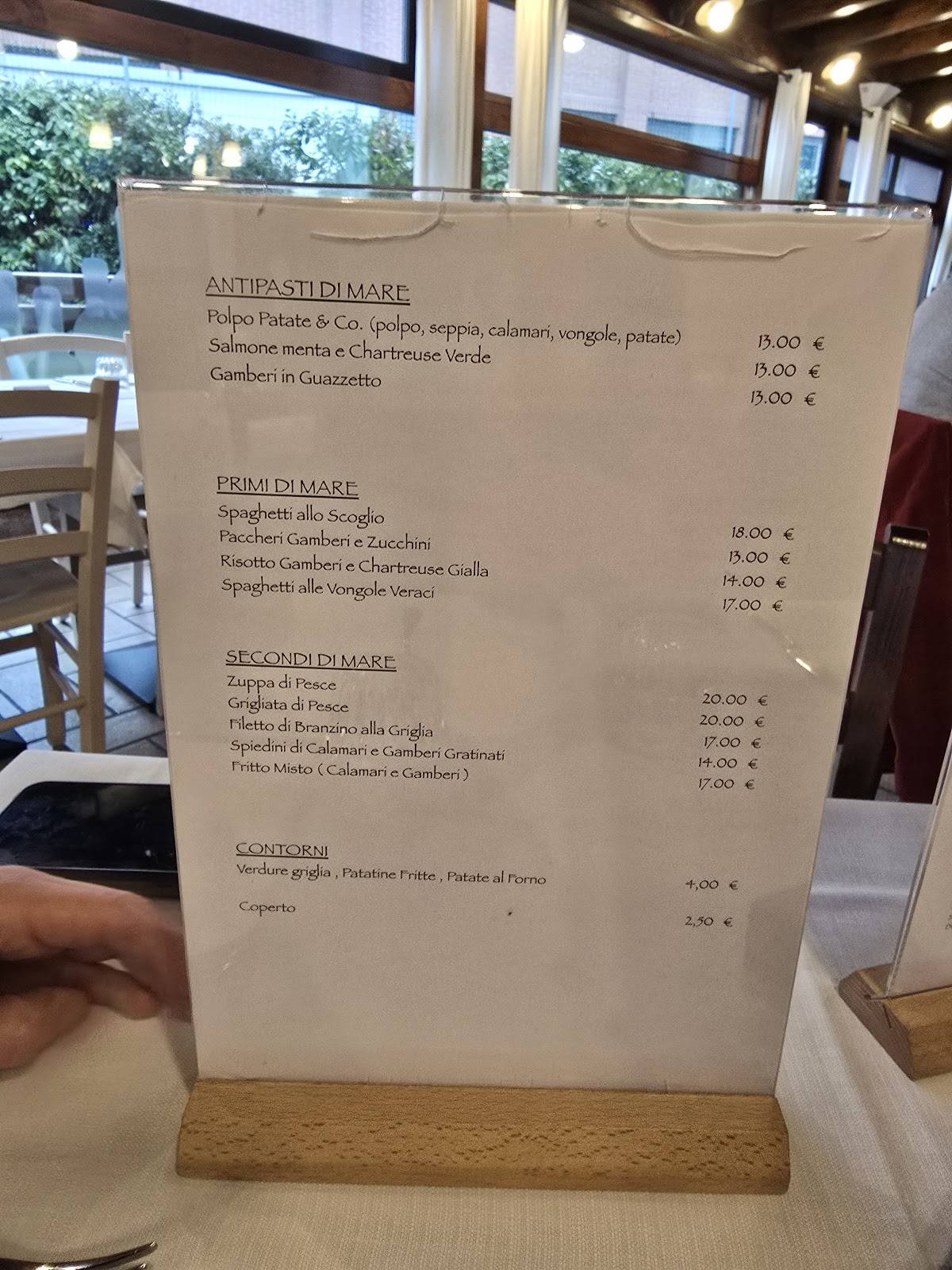 Menu di Porfido Collecchio 