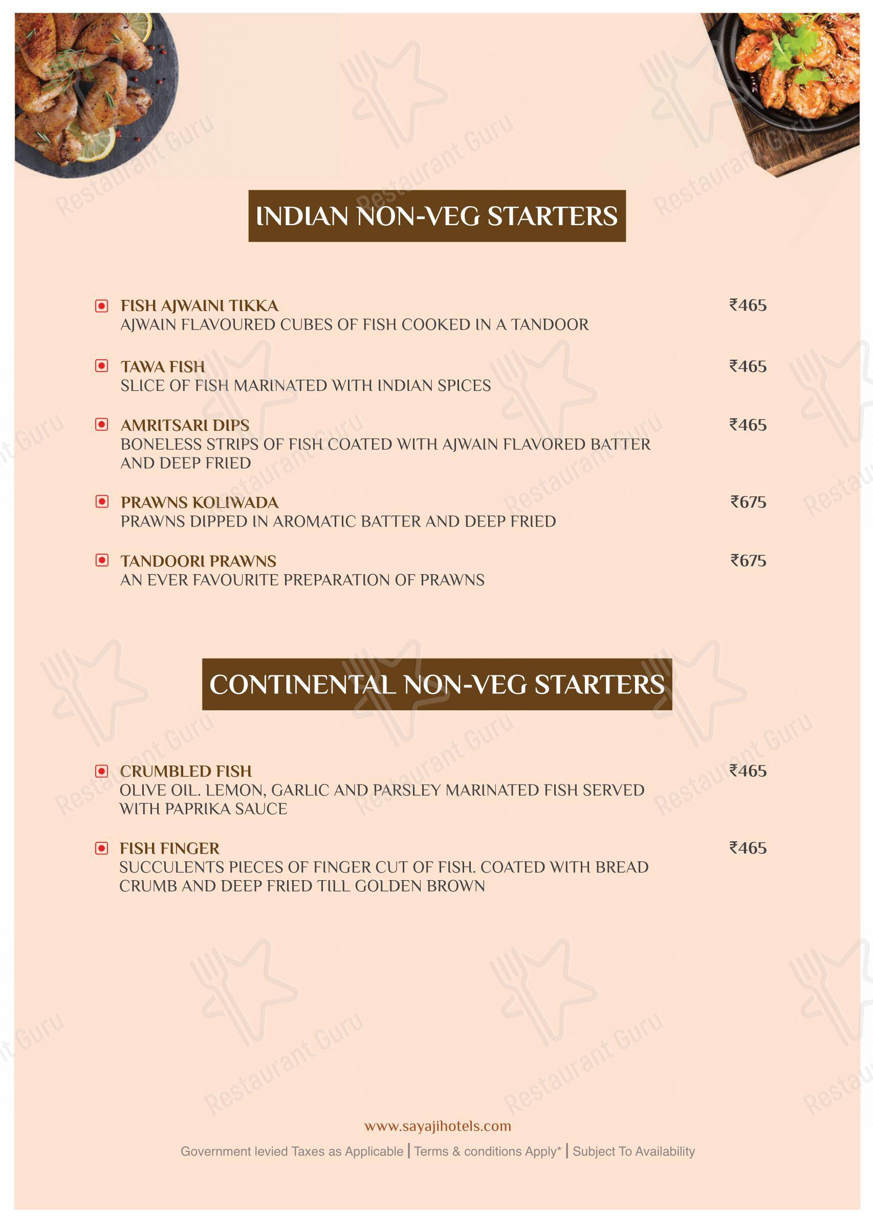 菜单 for Portico Restaurant in Pune