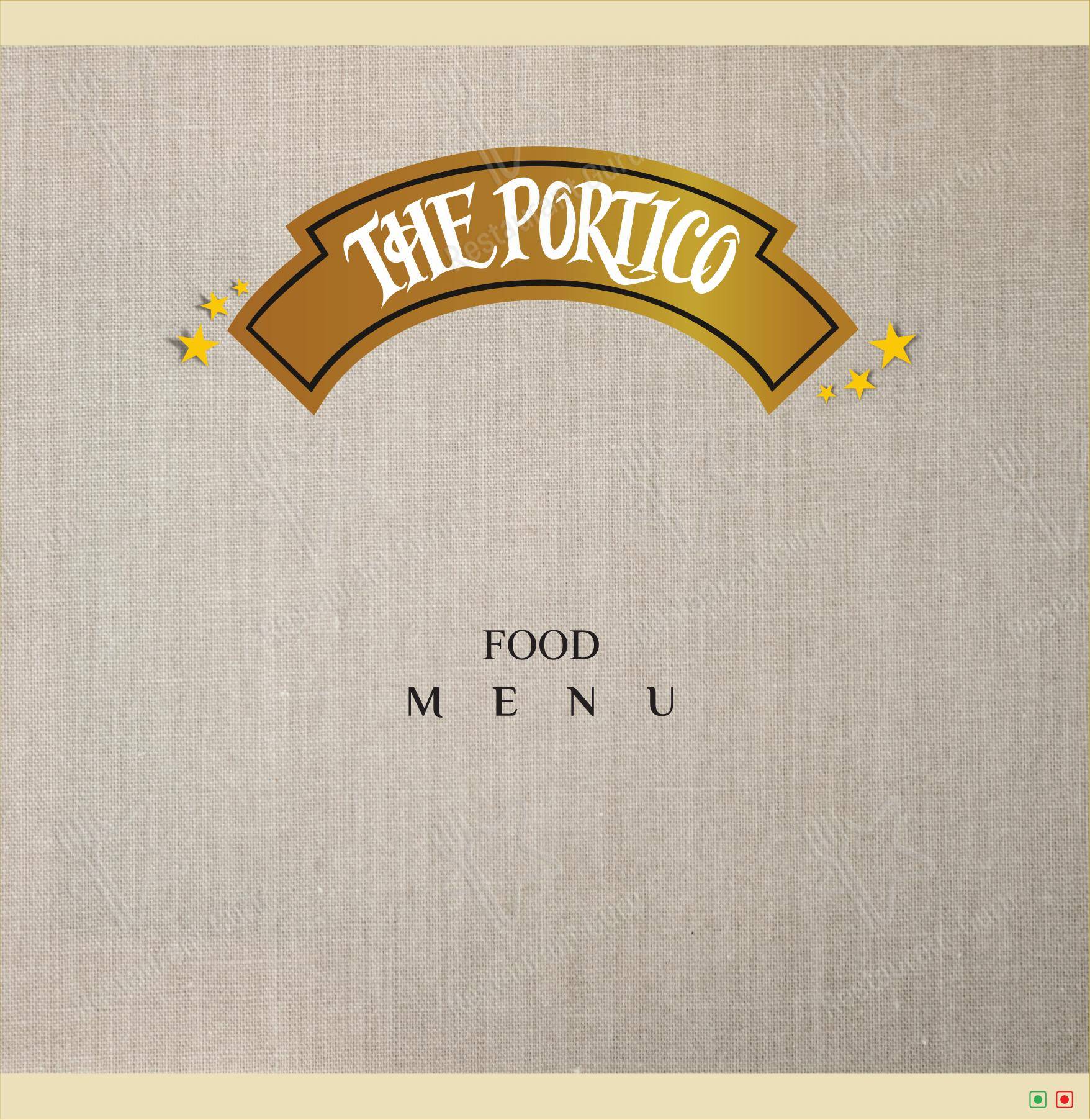 Menu for Portico Restaurant in Pune
