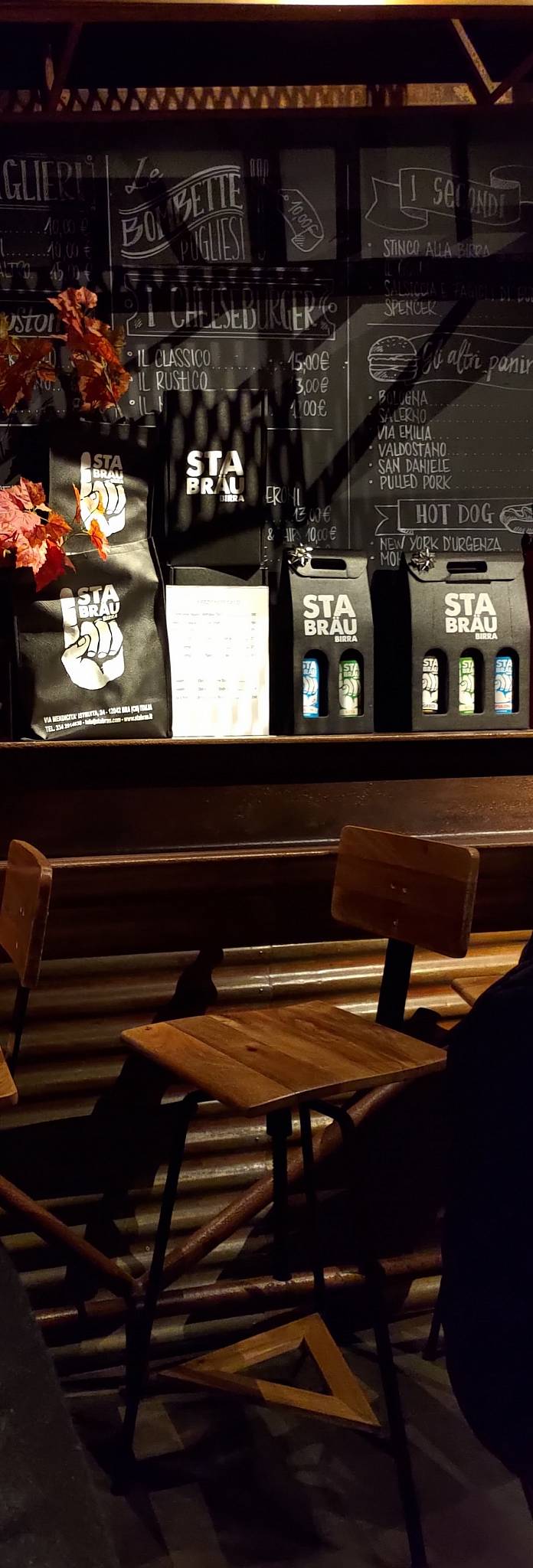 Menu di StaBräu 