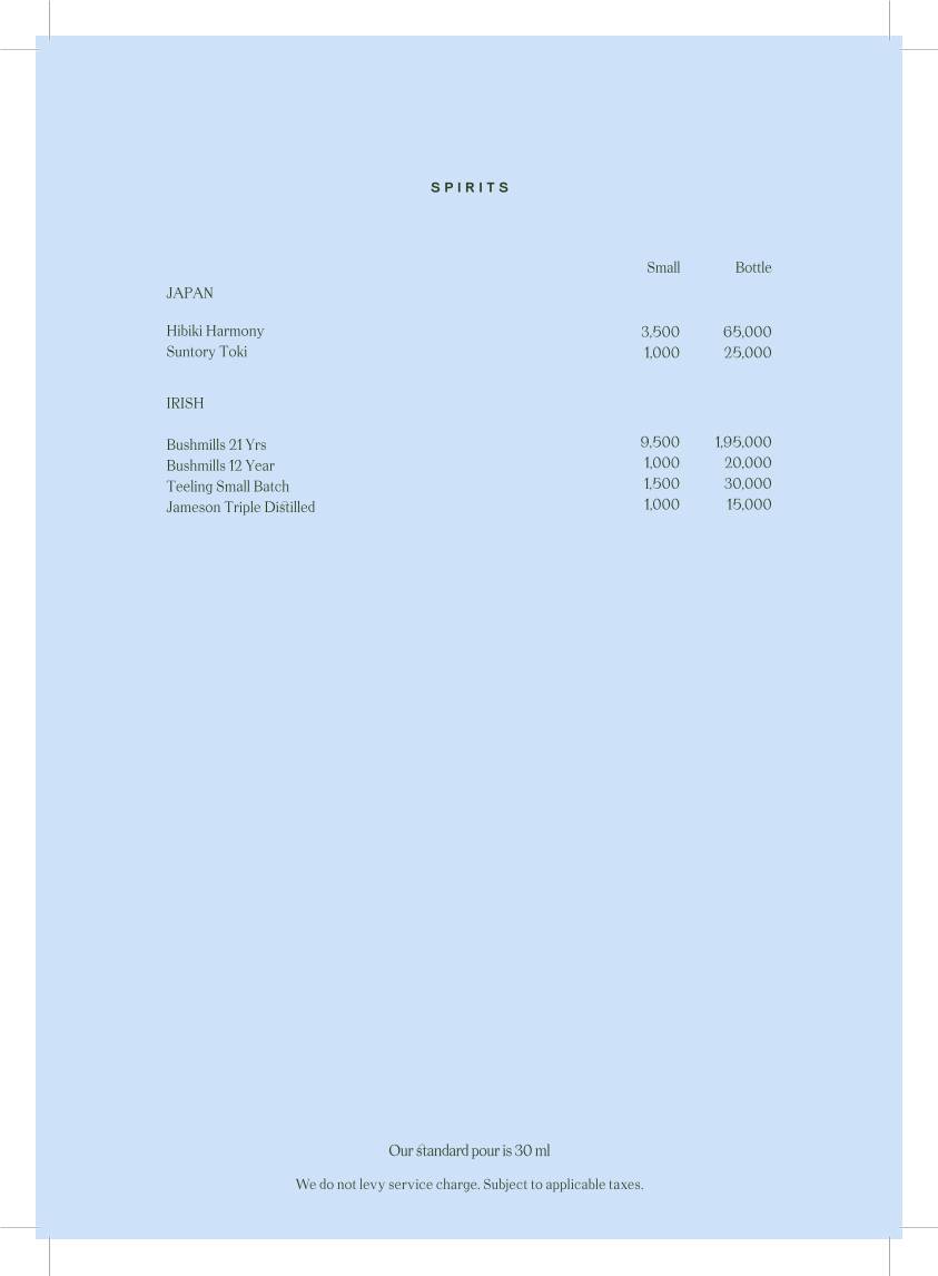AER menu