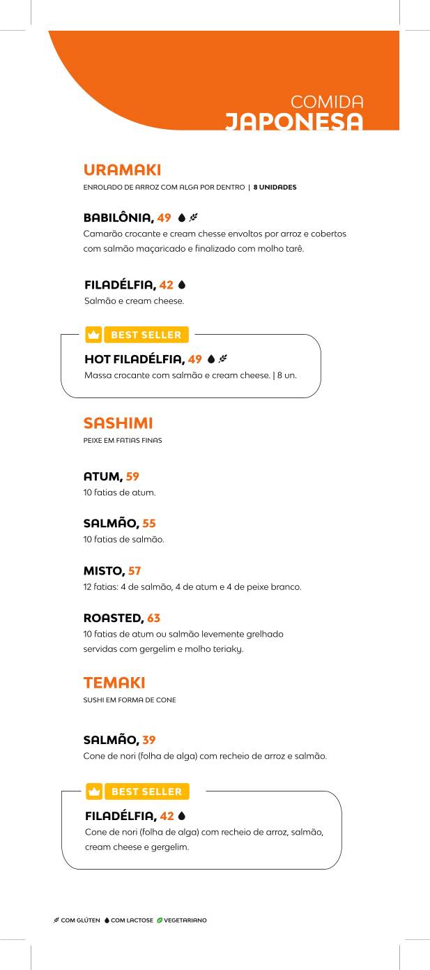 Babilônia Gastronomia cardápio
