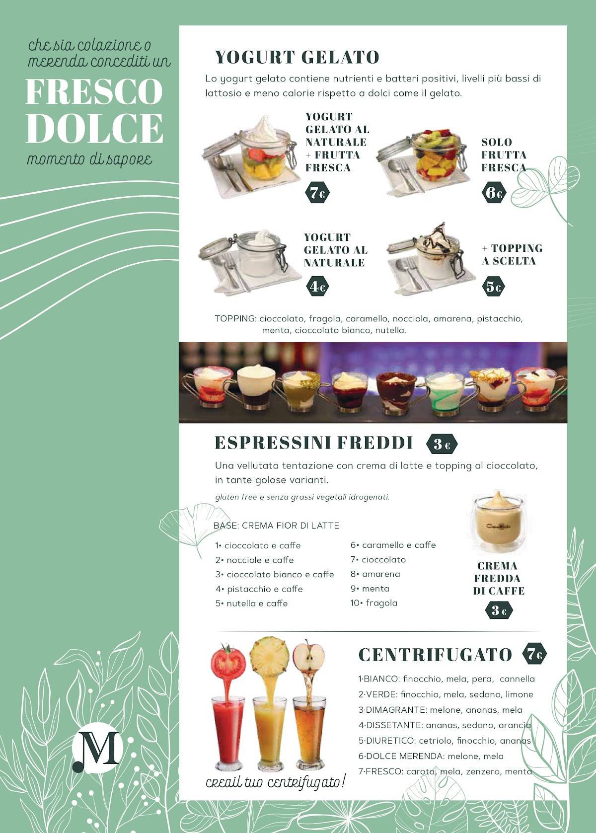 Menu di Bar Melody 