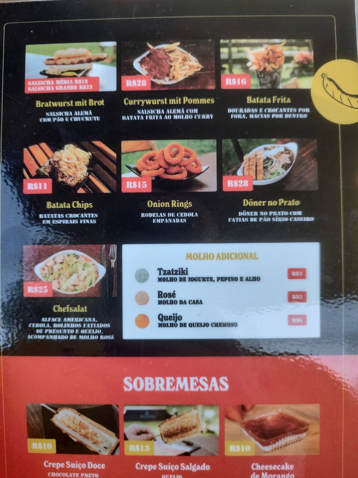 Bier & Döner cardápio