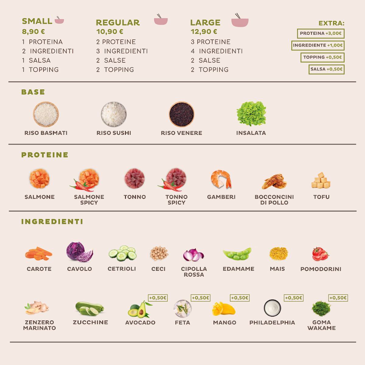 Menu di Naturé Poké 