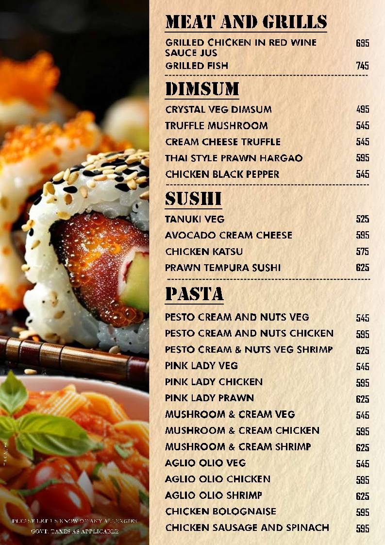 PPT- Perfect Place in Town menu