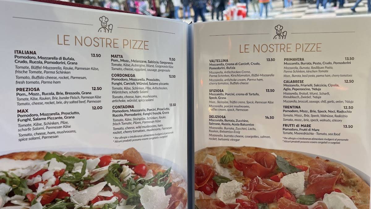 Menu di CENTRALE 