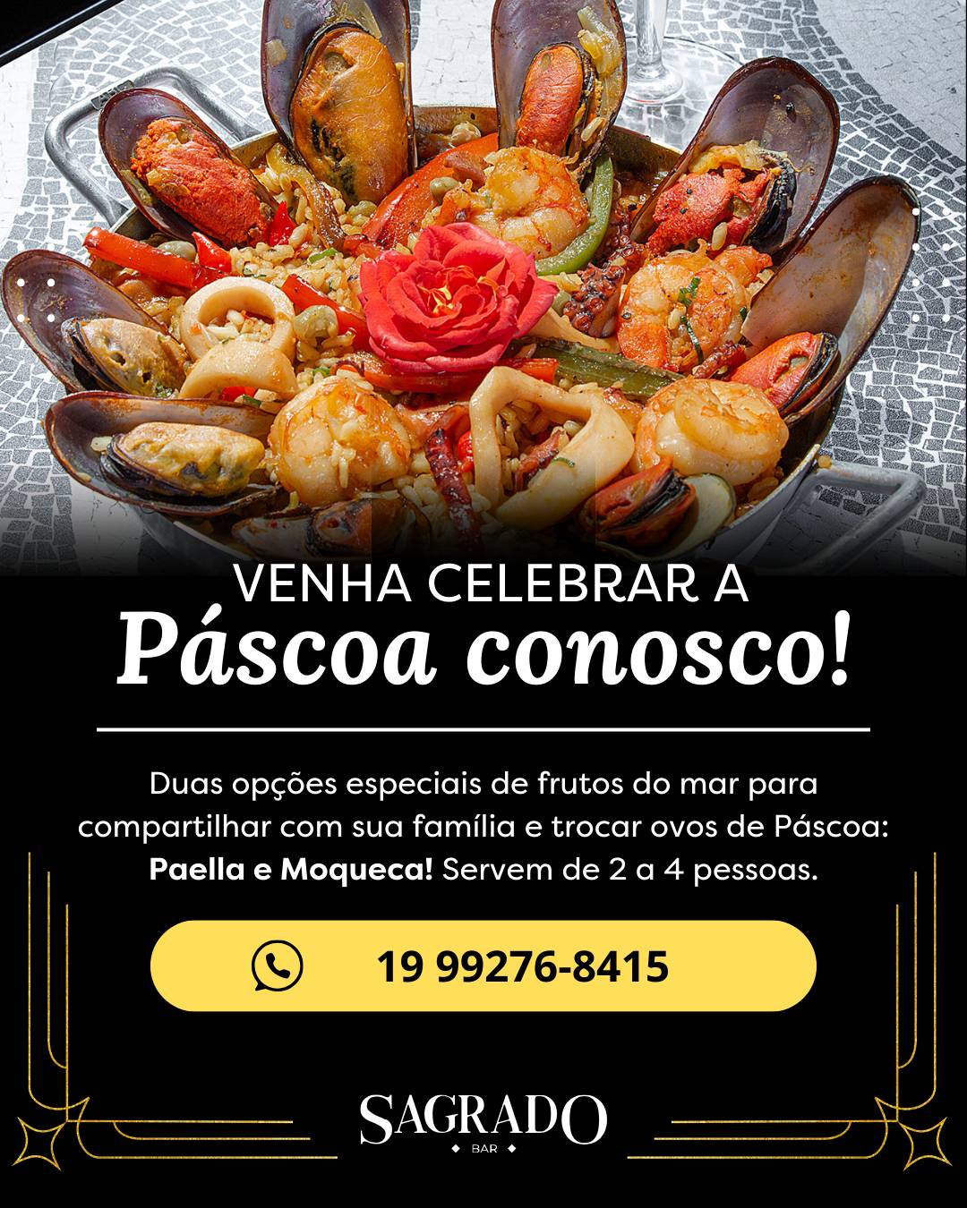 Sagrado Bar cardápio
