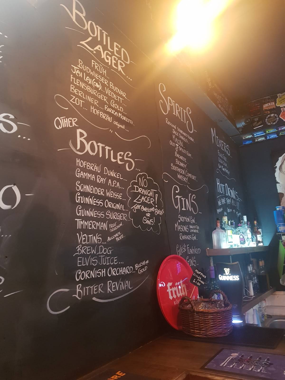 Menu at Skipton Sound Bar Ltd, Skipton