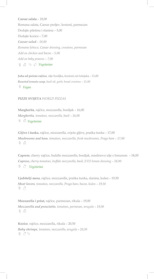 Menu di The Mint Bar 