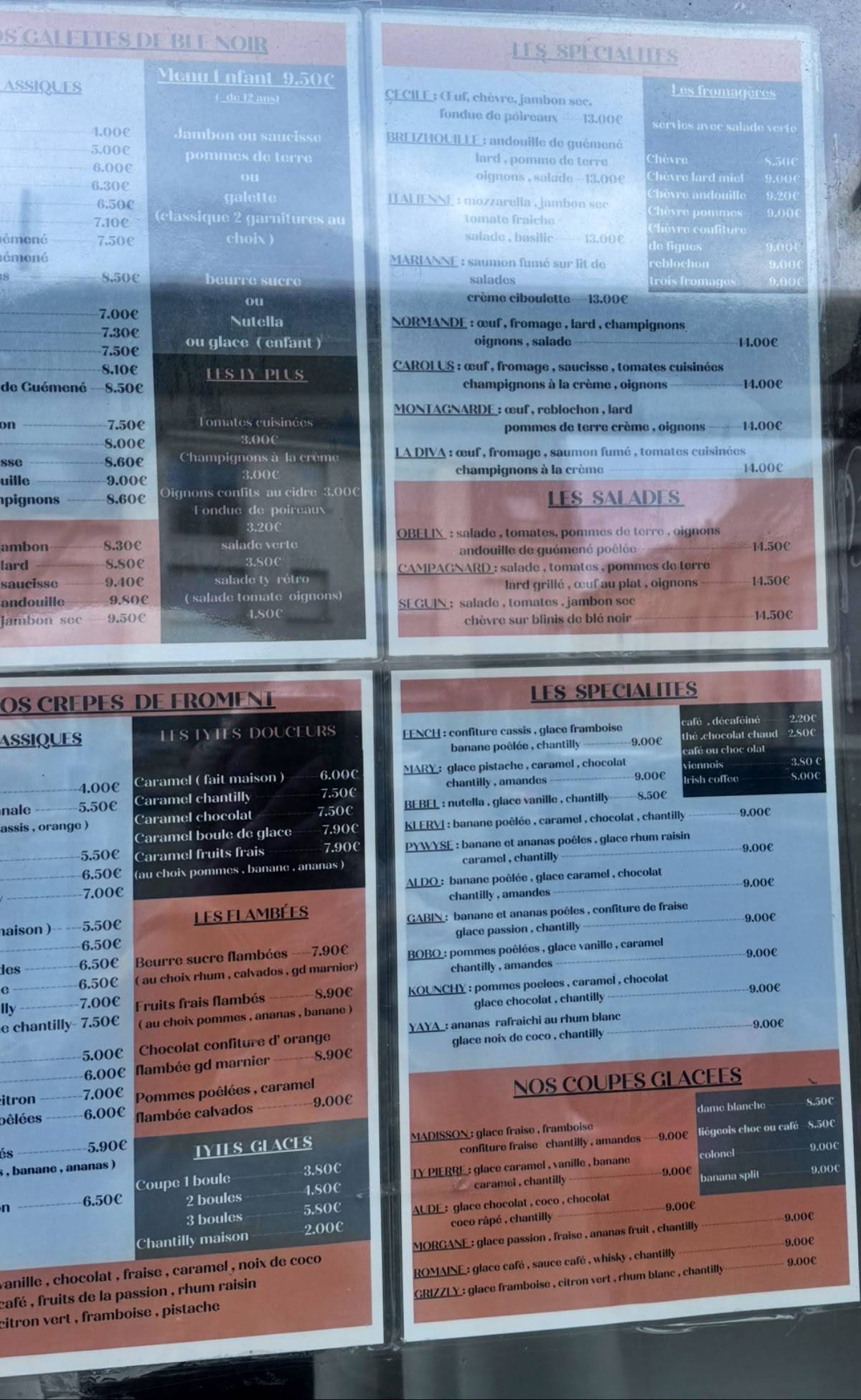 Menu de Ty Rétro
