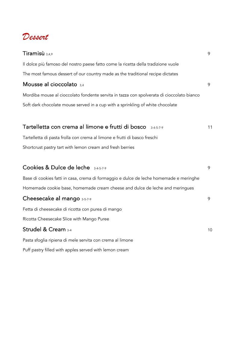 Menu di Vintage Jazz Food & Wine 