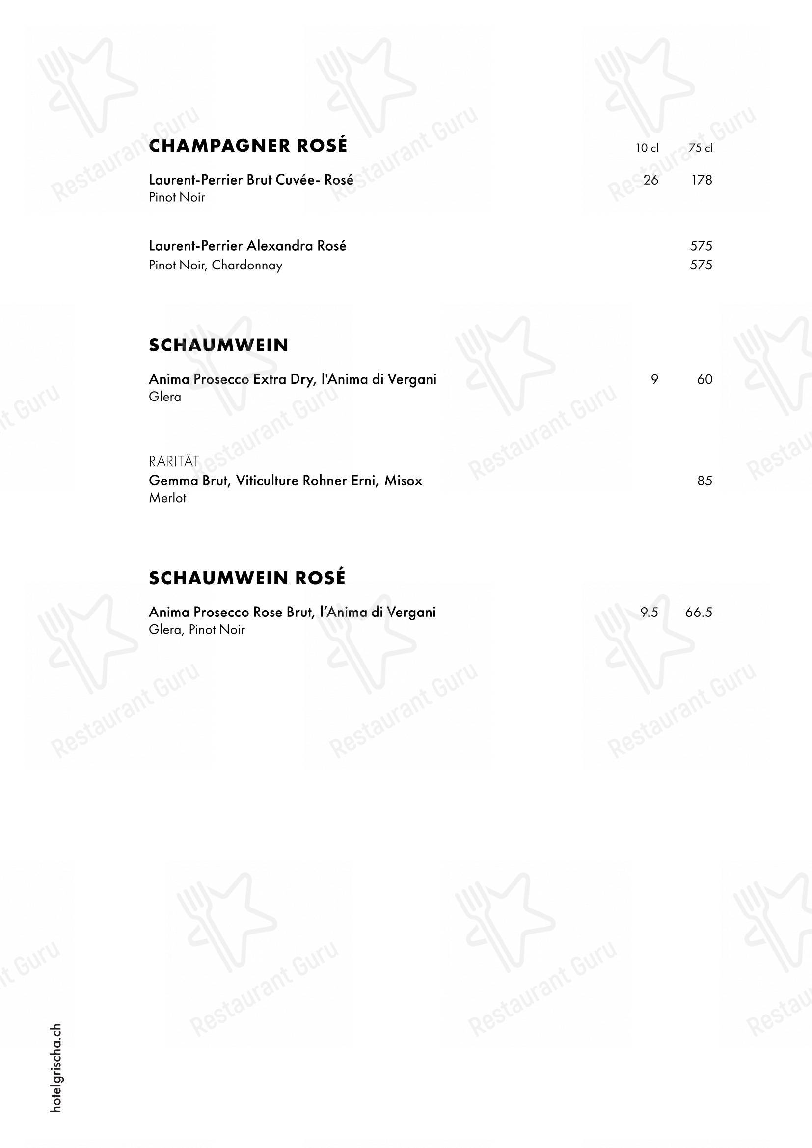 Menu bar per Pulsa Fonduestube pub & bar