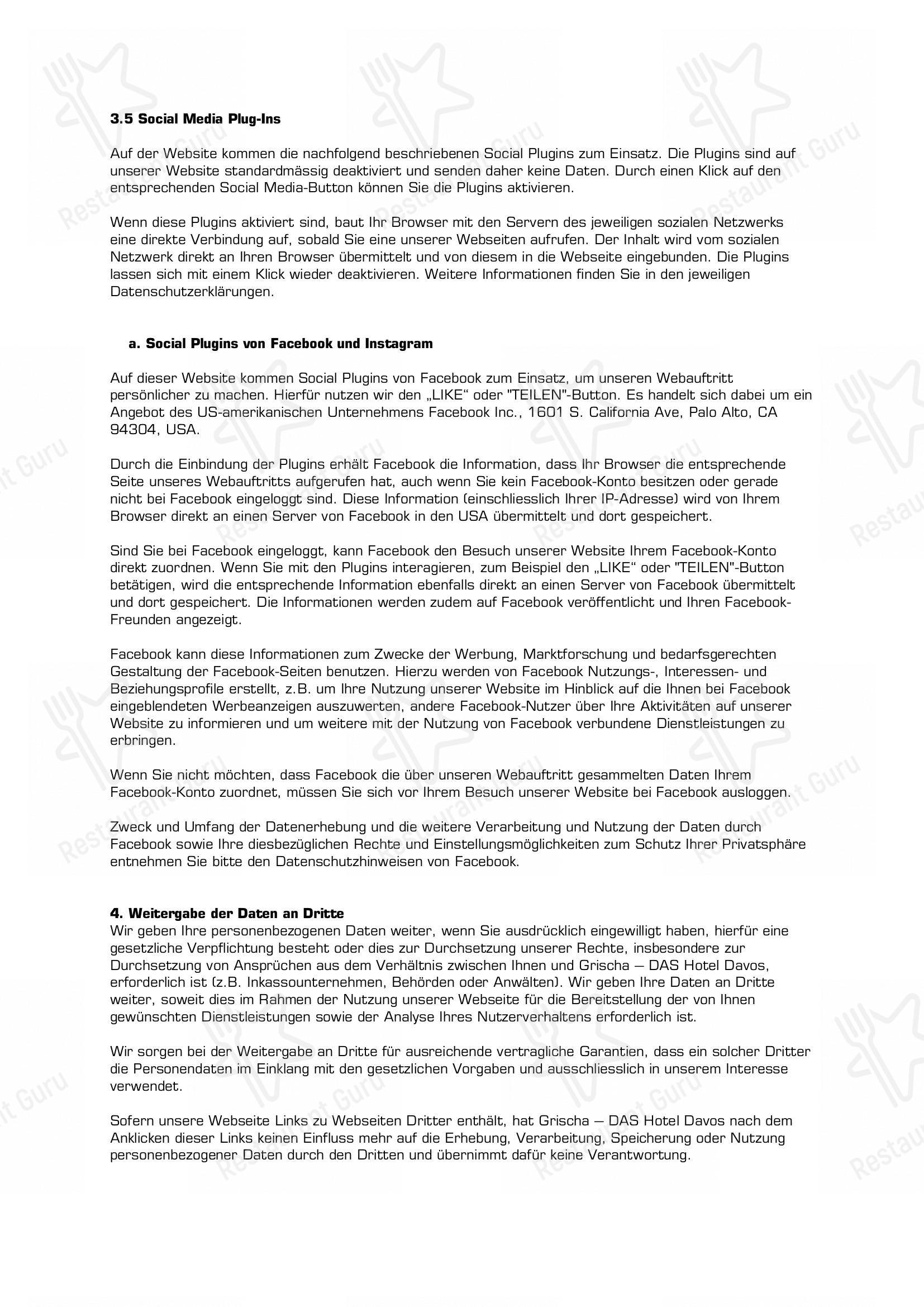 Menu di Pulsa Fonduestube - 菜单