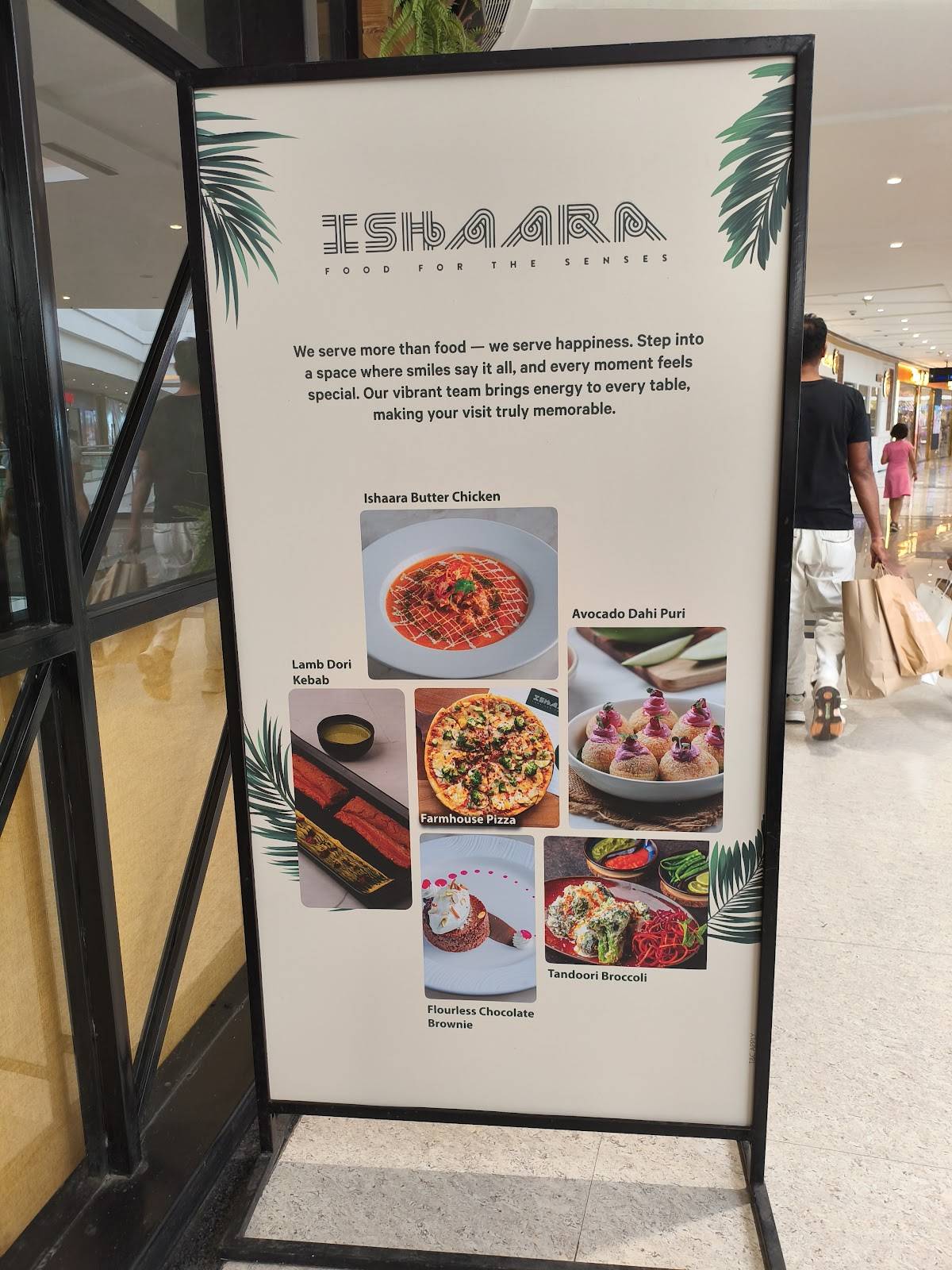 Ishaara menu