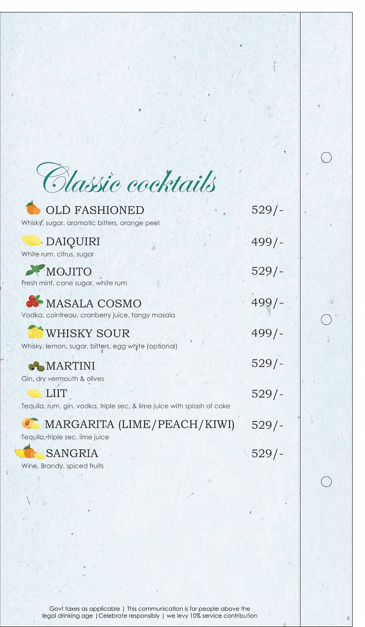 Punjabi By Nature menu