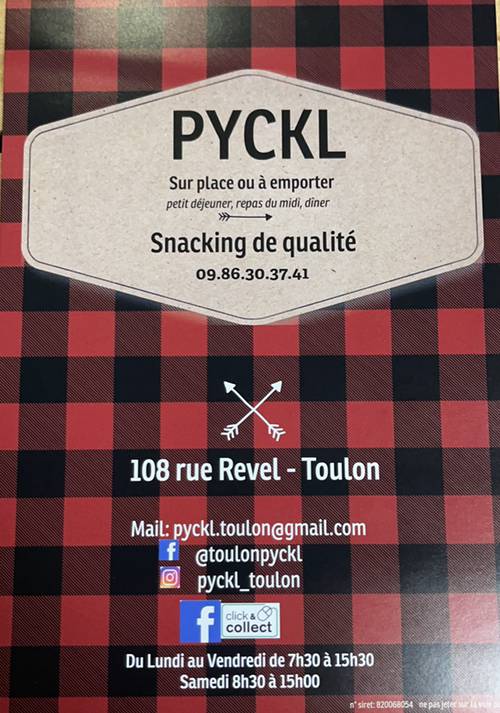 Menu de Pyckl