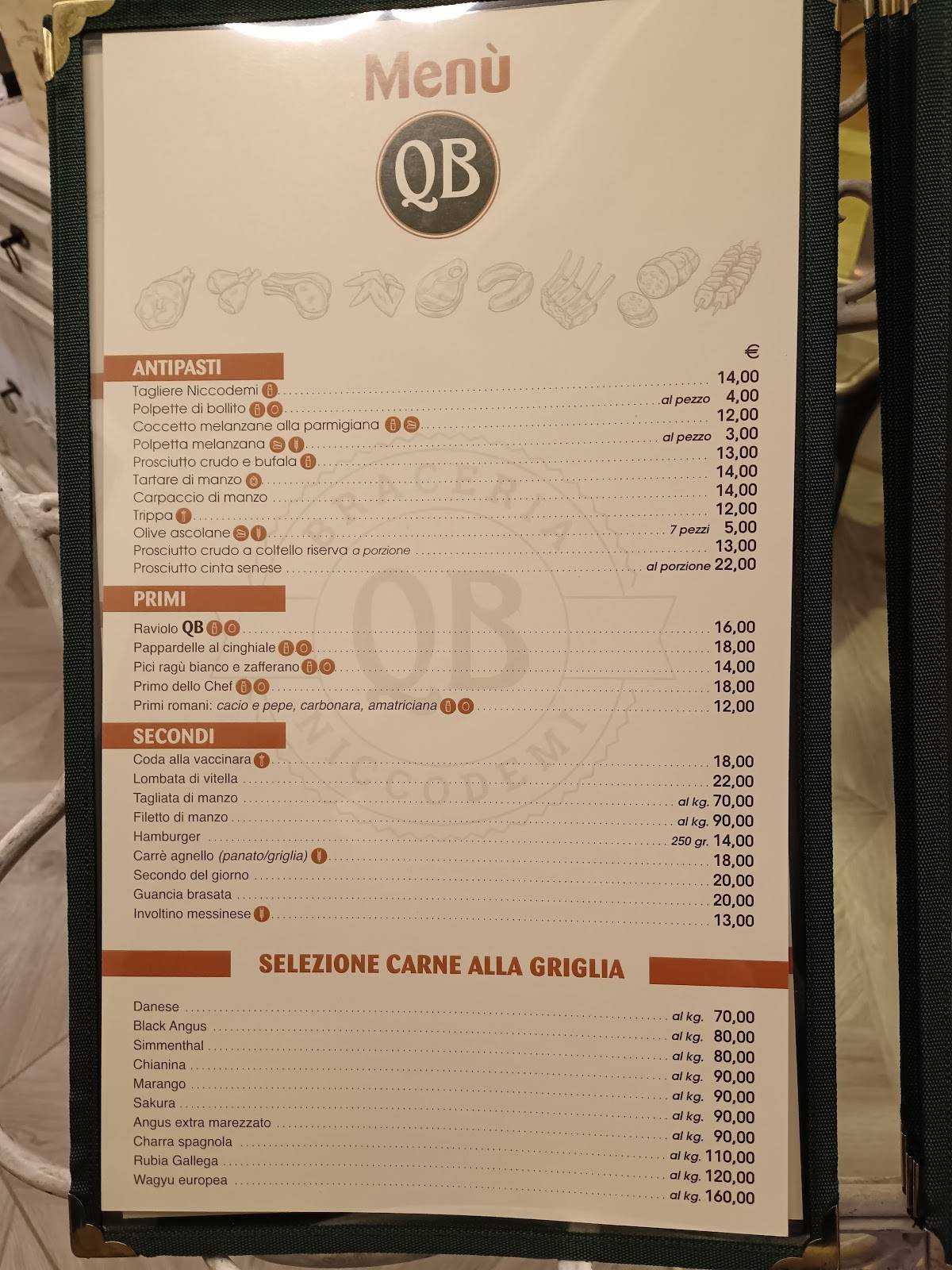 Menu di Ristorante QB Braceria 
