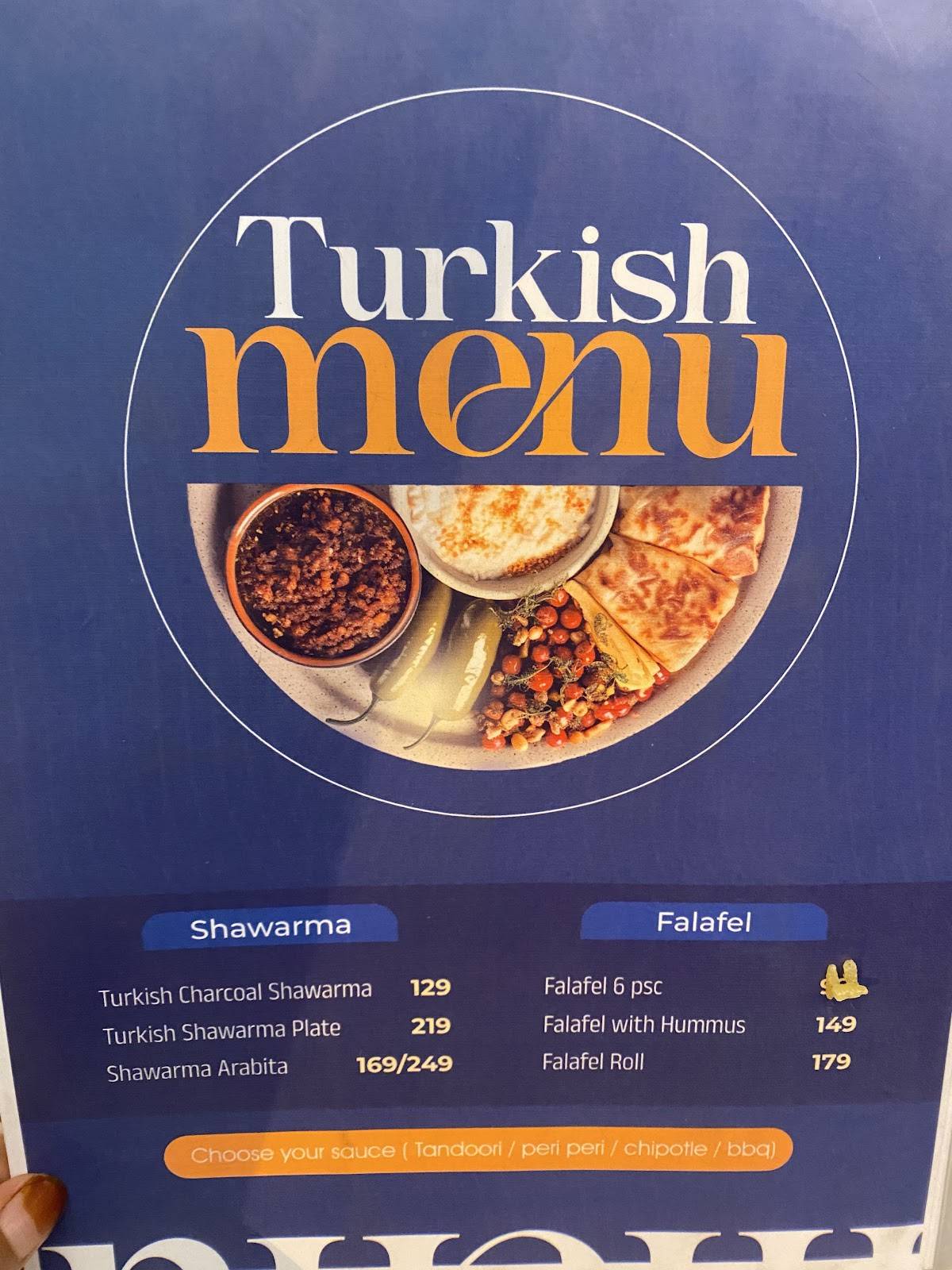 Qirfa menu