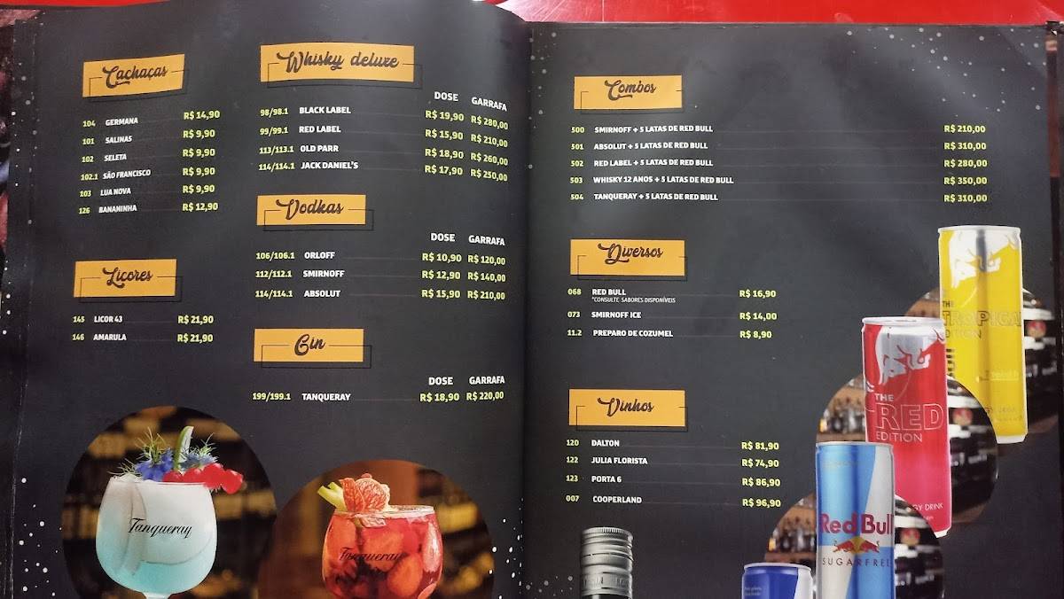 Quiosque do Seu Juca cardápio