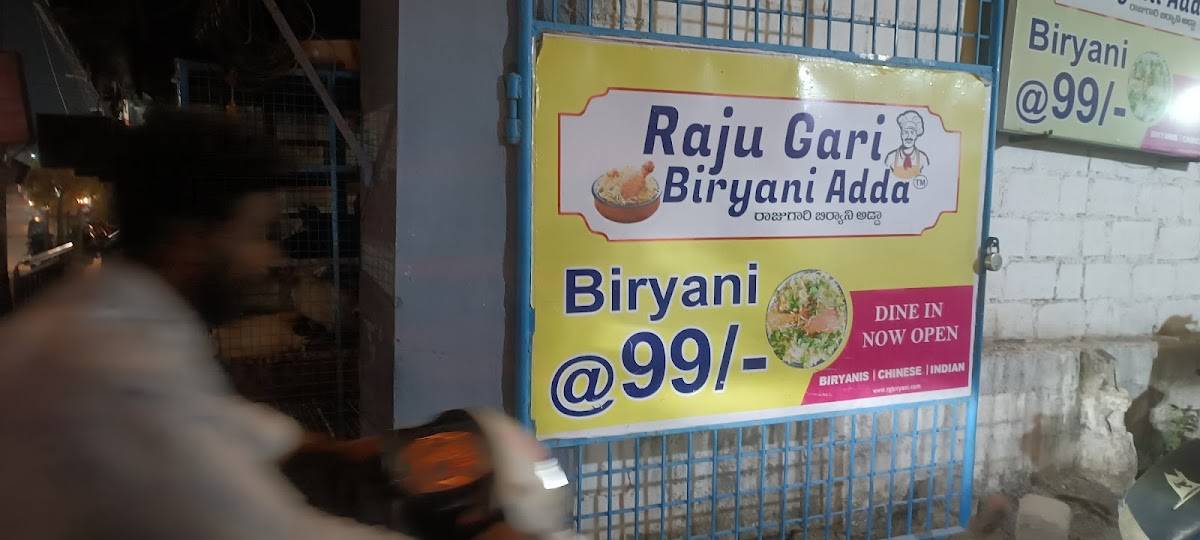 RAJU GARI BIRYANI ADDA menu