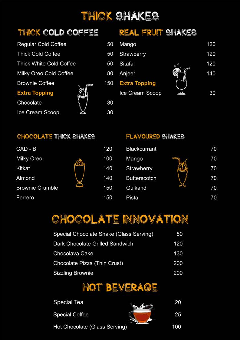 RTS Cafe Bhugaon menu