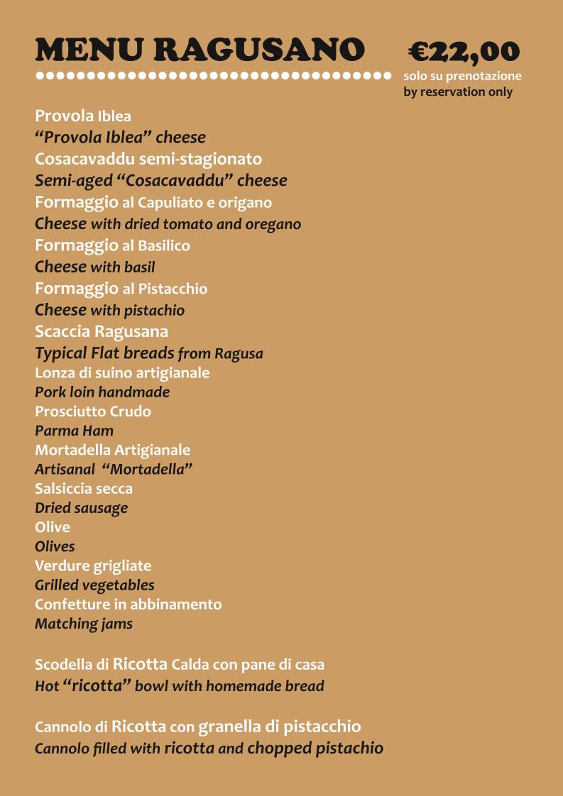 Menu di Risìu 