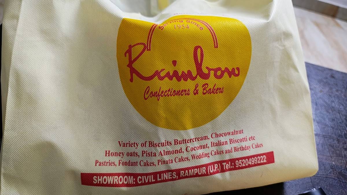 Rainbow Confectioner's & Baker's menu