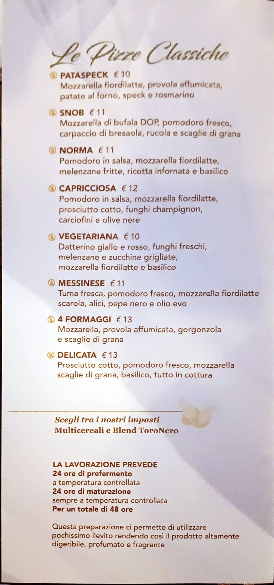 Menu di ToroNeroRais 