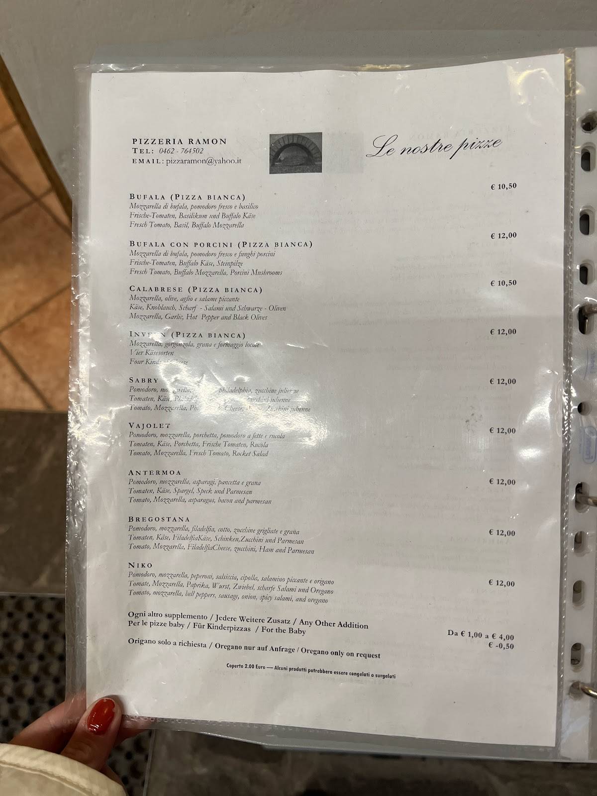 Menu di Ramon 