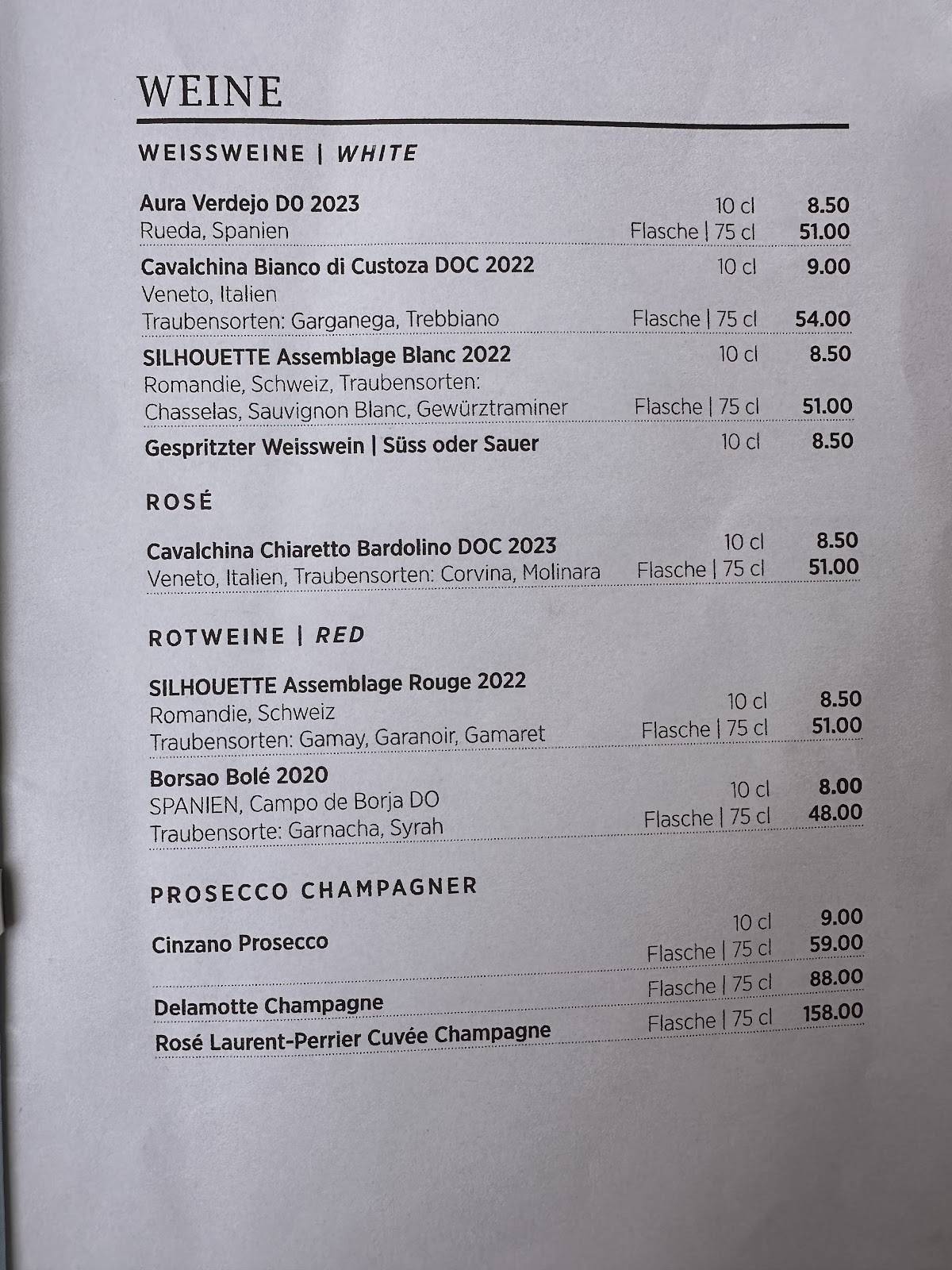 Menu di Rathaus-Café 