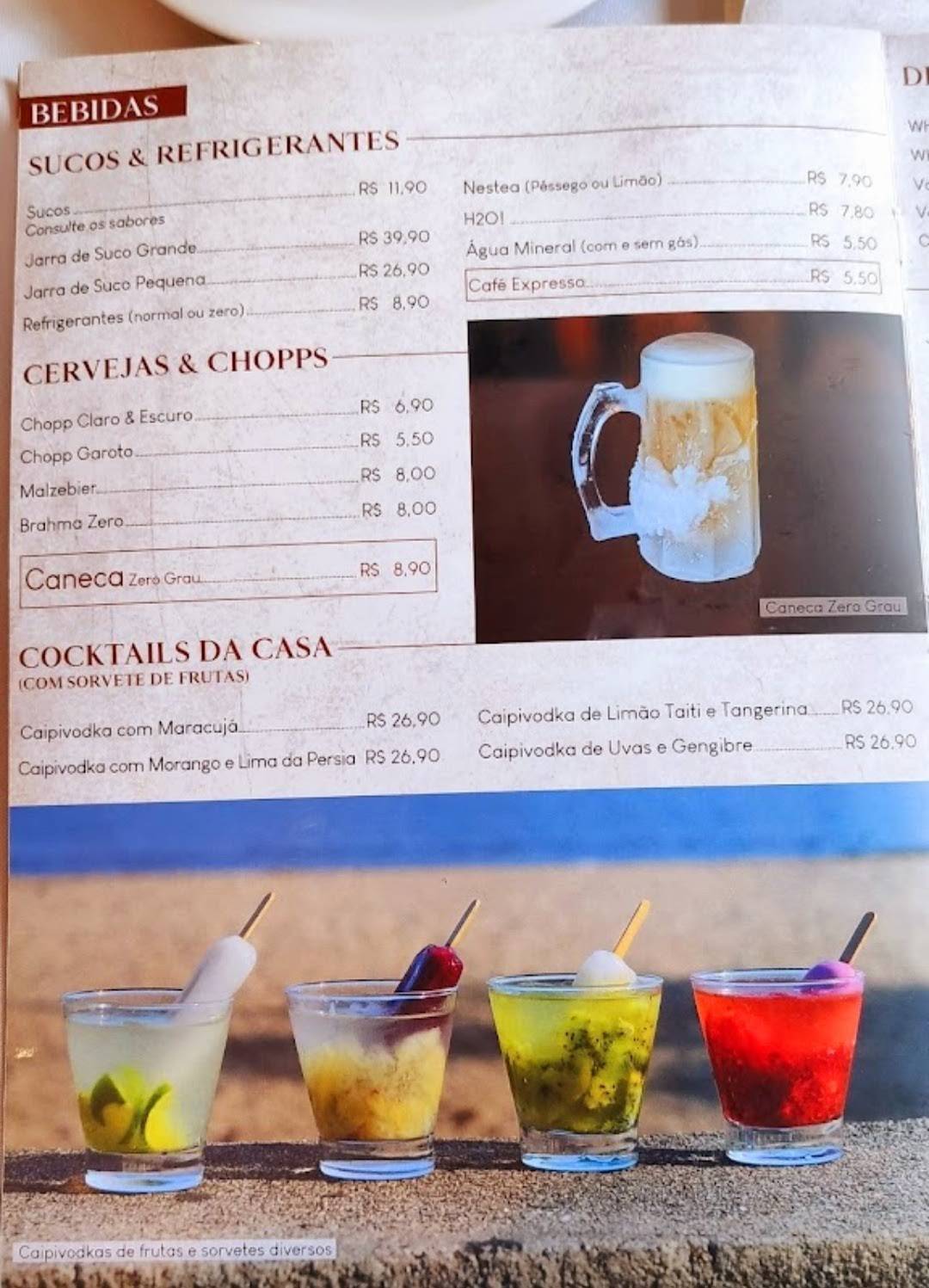 Rei do Bacalhau - Ilha do Governador cardápio