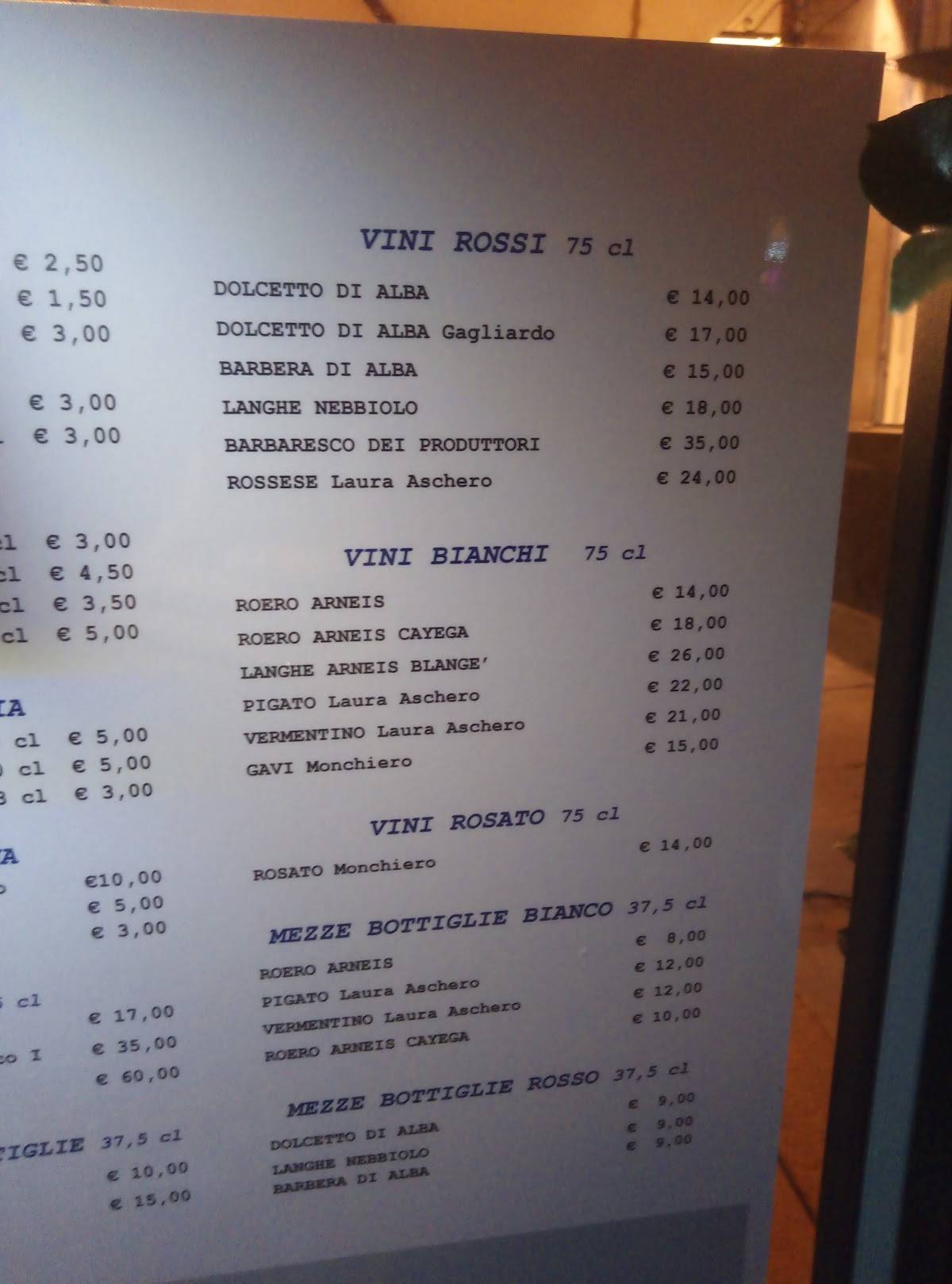 Menu di Ristorante pizzeria Amatruda 